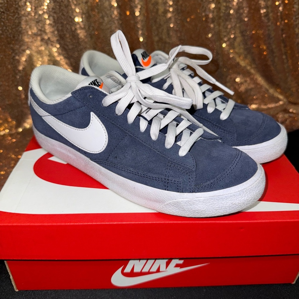 Nike Blazer Low Suede Sneakers (6.5Y/8W)